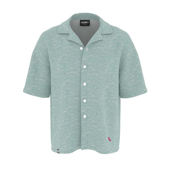 Wavy Oversized Button Shirt
Size S
Length 75 cm
Chest 120 cm
Shoulder 65 cm - Picture 5 of 6